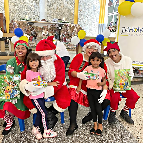 We held heartwarming holiday celebrations to bring joy and hope to underprivileged and ill children